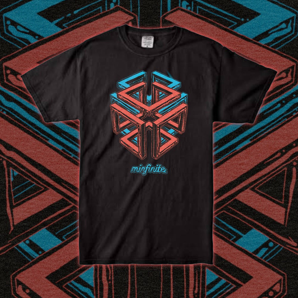 Minfinite Cube Logo Tee image 0