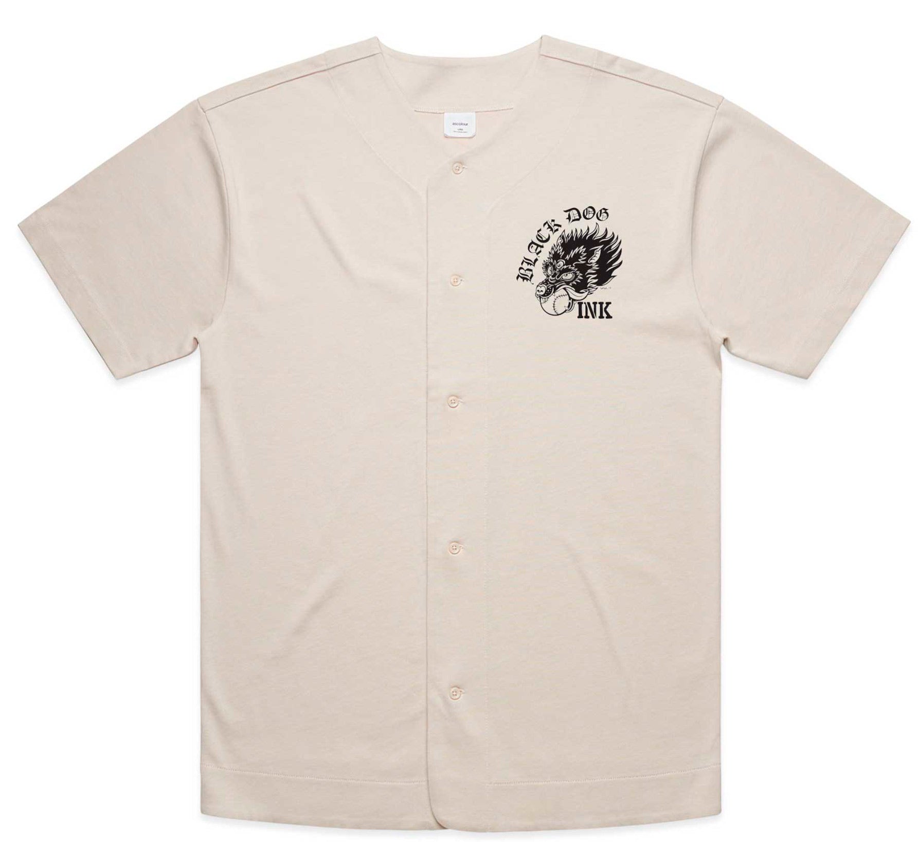 BlackDog Baseball Jersey in  (throw a dog a) Bone image 1