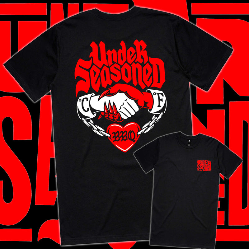 4-5XL Under Seasoned BBQ Handshake Tee