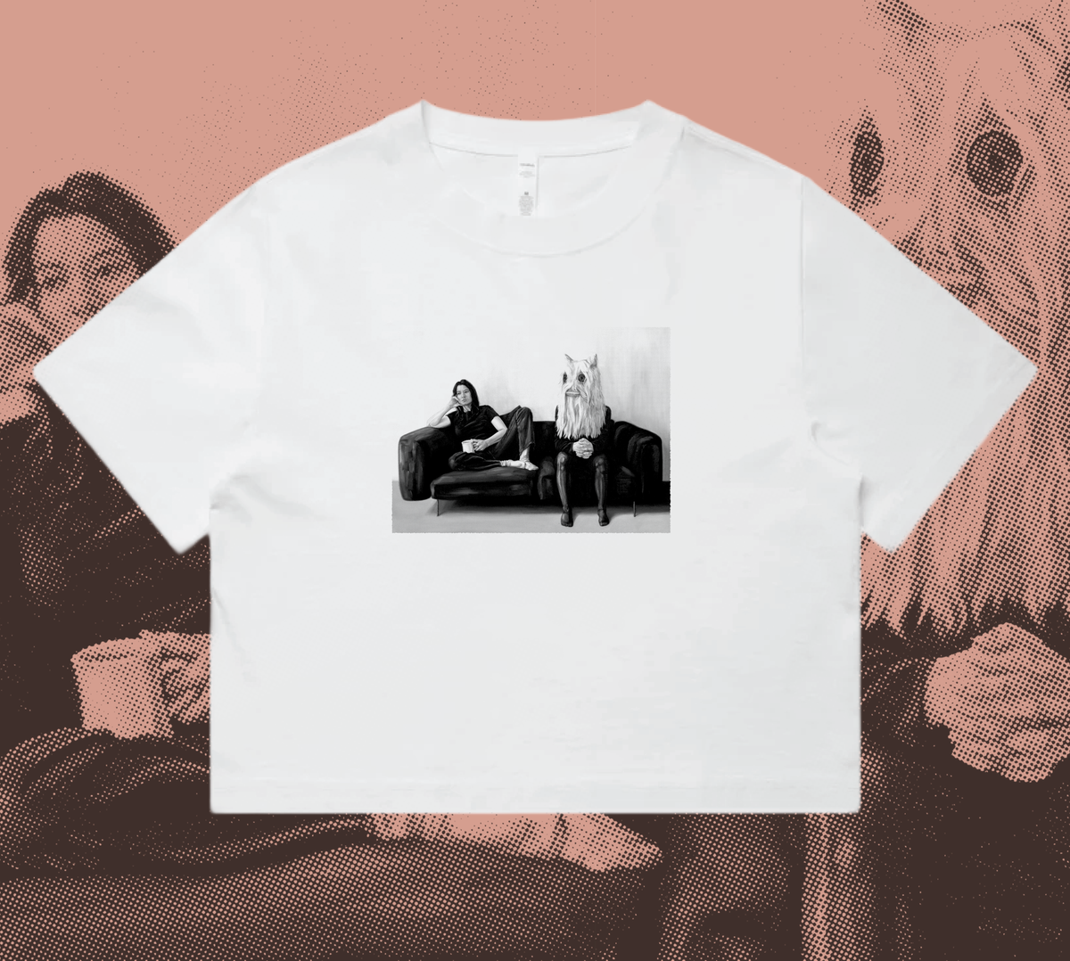 Heavy Faded Crop Tee - Brad M Collins x Babyshakes x Good God – Support Act Fundraiser