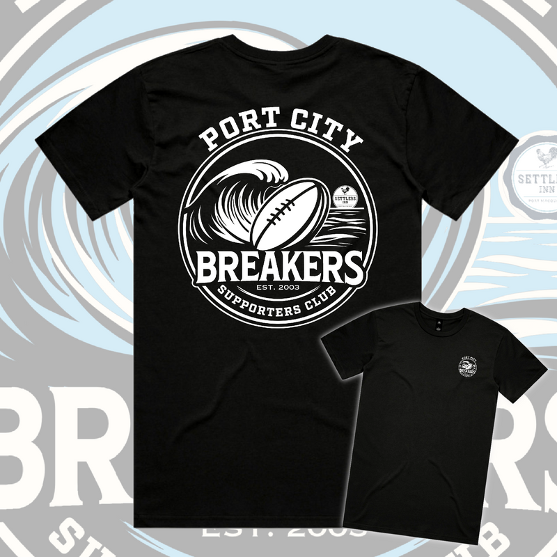 PRESALE Port City Breakers Supporters Tee - Black