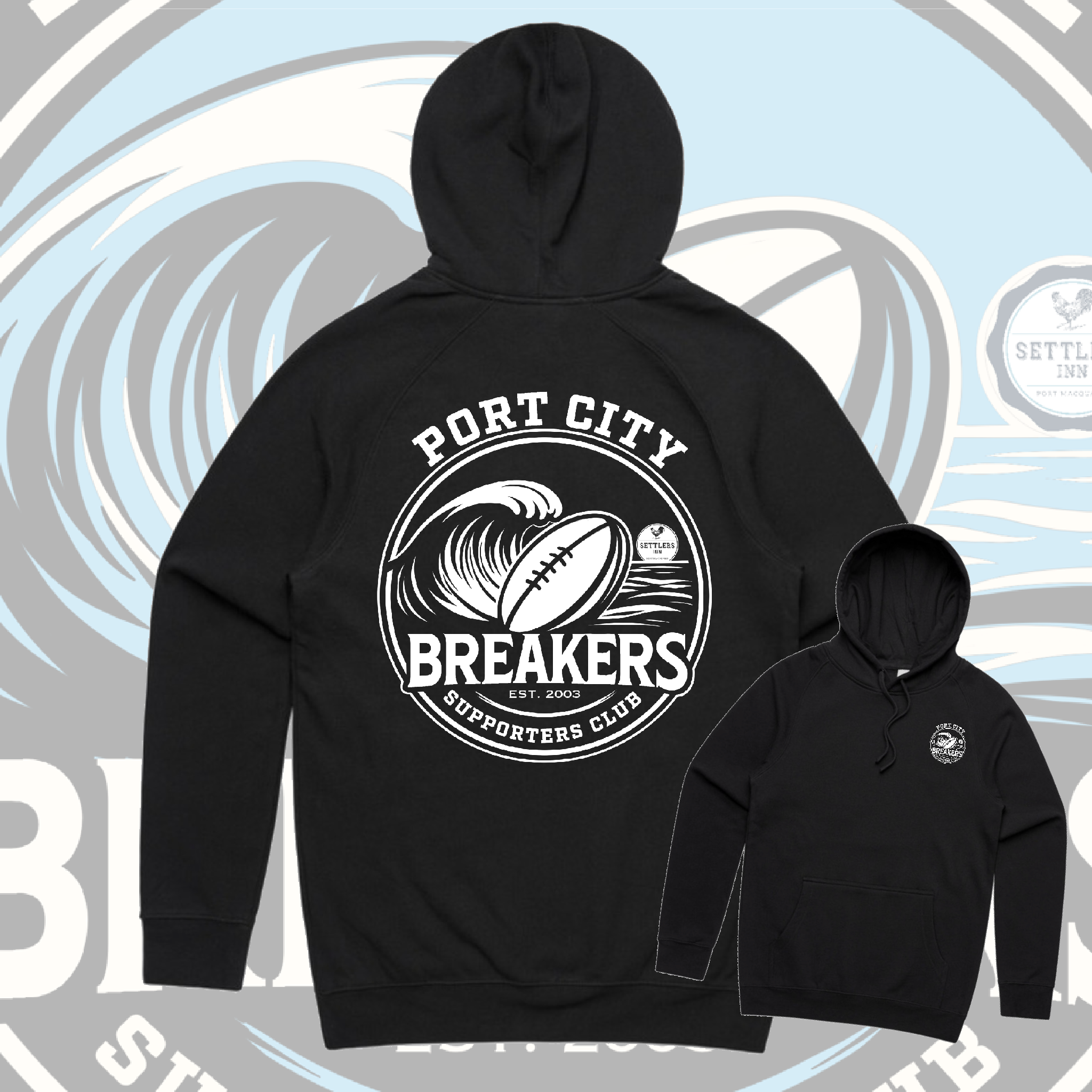 PRESALE Port City Breakers Hoodie - Black