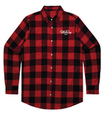 BlackDog Embroidered Flanno in Red