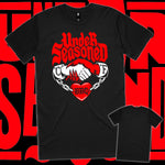 Under Seasoned BBQ Handshake Tee [FRONT PRINT]