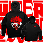 Under Seasoned BBQ Handshake Hoodie | BlackDog Ink